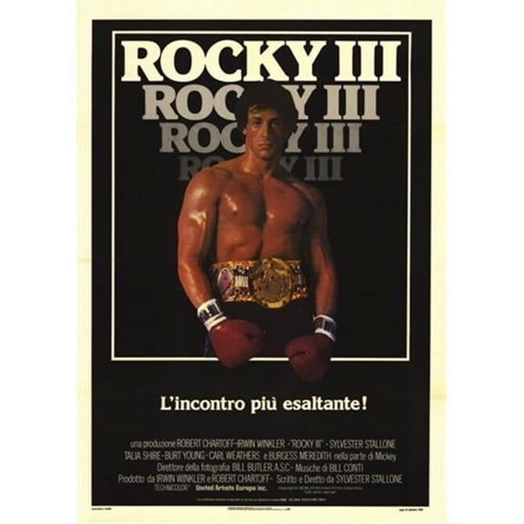 Posterazzi MOV370386 Rocky 3 Movie Poster - 11 x 17 in.