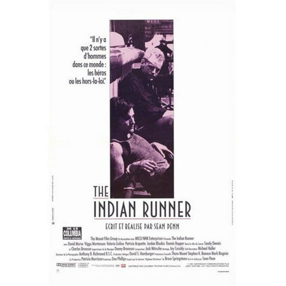 Posterazzi MOV375257 The Indian Runner Movie Poster - 11 x 17 in.