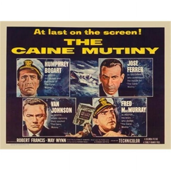 Posterazzi MOV377349 The Caine Mutiny Movie Poster - 17 x 11 in.