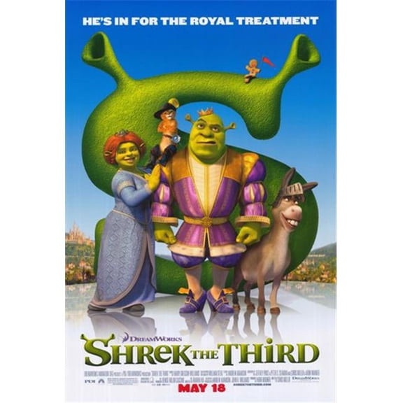Posterazzi MOV400392 Shrek the Third Movie Poster - 11 x 17 in.