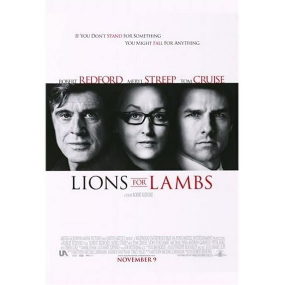 Posterazzi MOV402877 Lions for Lambs Movie Poster - 11 x 17 in.