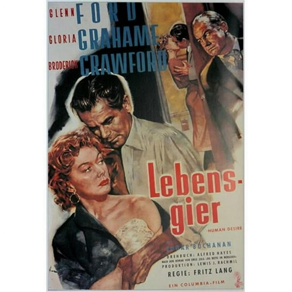 Posterazzi MOV416090 Human Desire Movie Poster - 11 x 17 in.