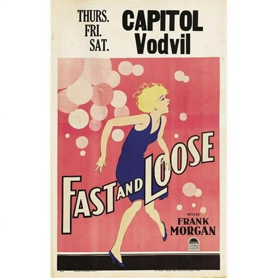 Posterazzi MOV416726 Fast & Loose Movie Poster - 11 x 17 in.