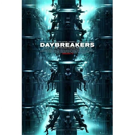 Posterazzi MOV519300 Daybreakers - Style B Movie Poster - 11 x 17 in.