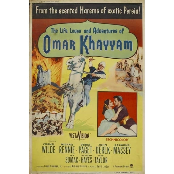 Posterazzi MOVAB48014 Omar Khayyam Movie Poster - 27 x 40 in.