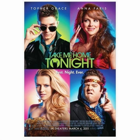 Posterazzi MOVAB49963 Take Me Home Tonight Movie Poster - 27 x 40 in.