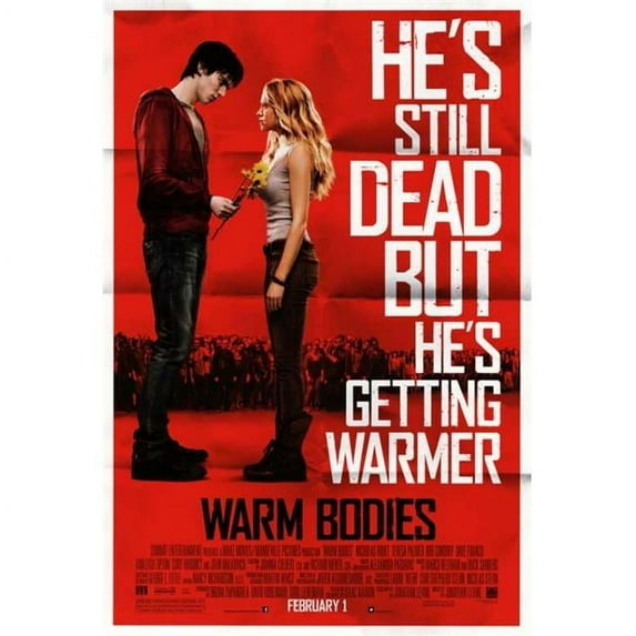Posterazzi MOVAB67705 Warm Bodies Movie Poster - 27 x 40 in.