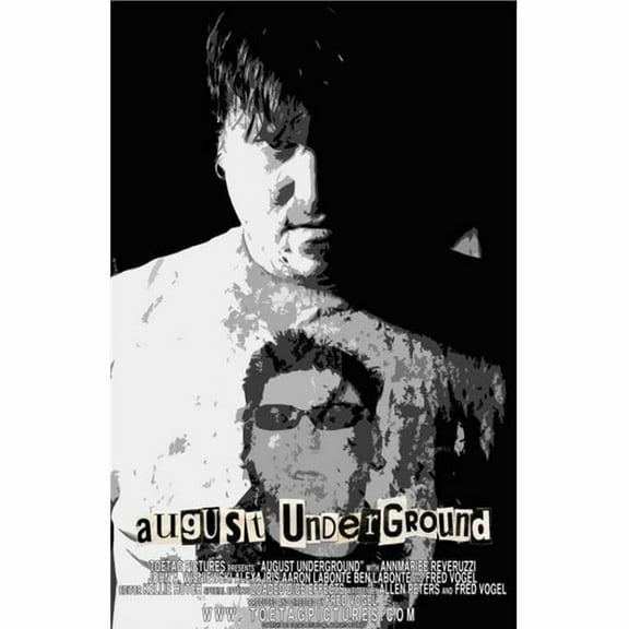 Posterazzi MOVAB86363 August Underground Movie Poster - 27 x 40 in.