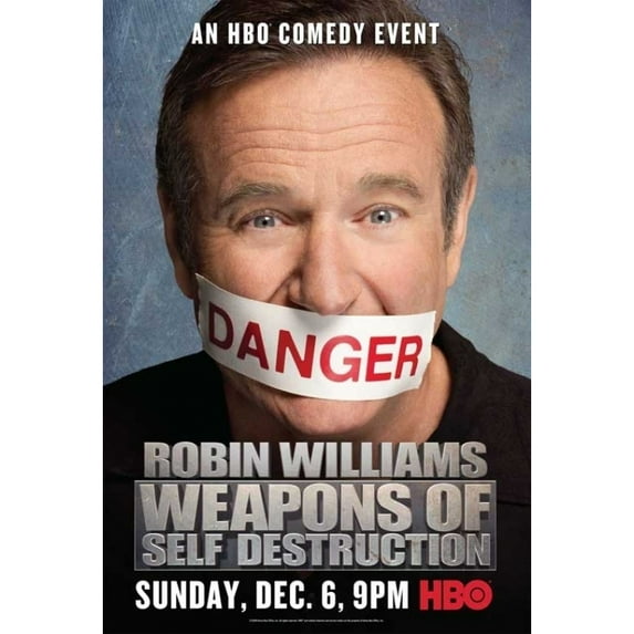 Posterazzi MOVAB97290 Robin Williams-Weapons of Self Destruction Movie Poster - 27 x 40 in.