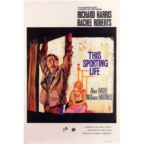 Posterazzi MOVAF0293 This Sporting Life Movie Poster - 27 x 40 in.
