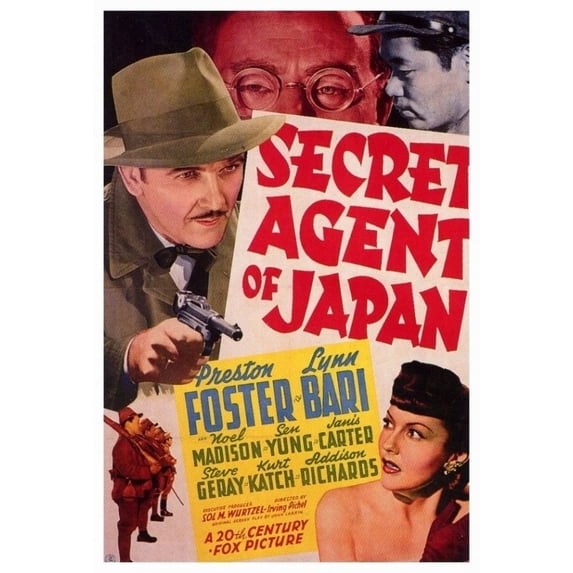 Posterazzi MOVAF1343 Secret Agent of Japan Movie Poster - 27 x 40 in.