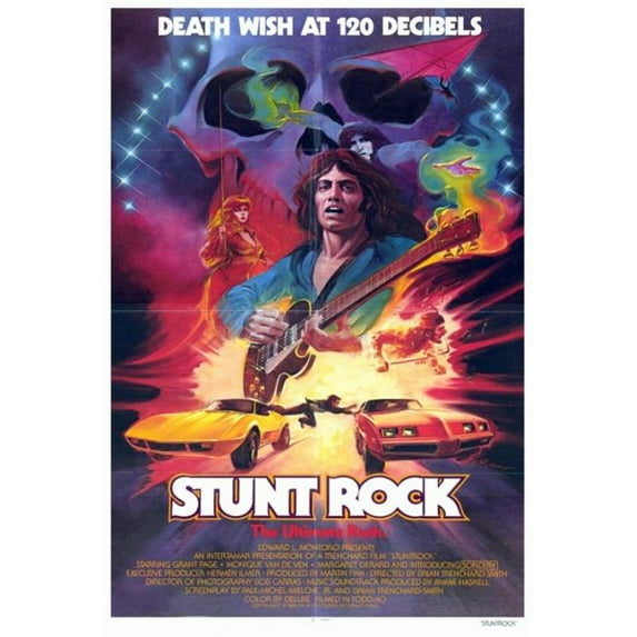Posterazzi MOVAF1398 Stunt Rock Movie Poster - 27 x 40 in.
