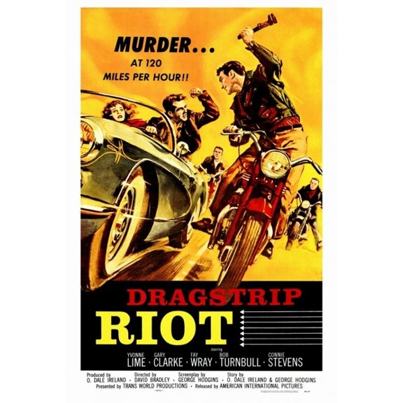 Posterazzi MOVAF2189 Dragstrip Riot Movie Poster - 27 x 40 in.