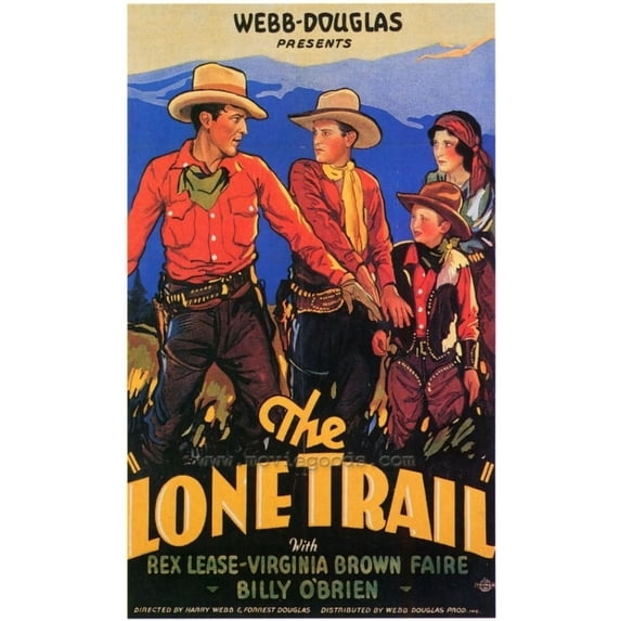Posterazzi MOVAF3303 The Lone Trail Movie Poster - 27 x 40 in.