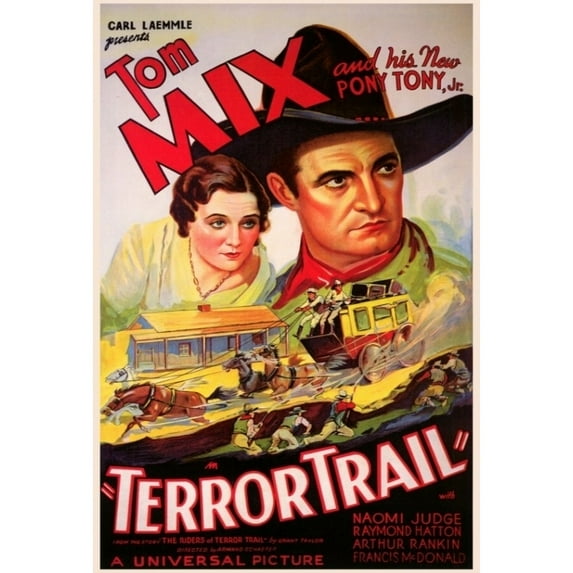 Posterazzi MOVAF3308 Terror Trail Movie Poster - 27 x 40 in.