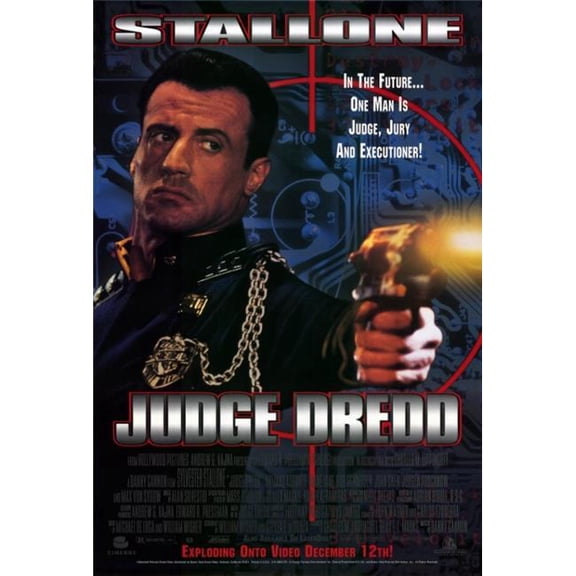 Posterazzi MOVAF4424 Judge Dredd Movie Poster - 27 x 40 in.