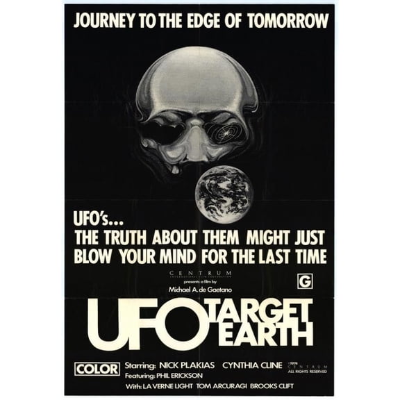 Posterazzi MOVAF5390 Ufo Target Earth Movie Poster - 27 x 40 in.