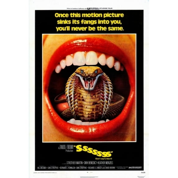 Posterazzi MOVAF6427 Sssssss Movie Poster - 27 x 40 in.
