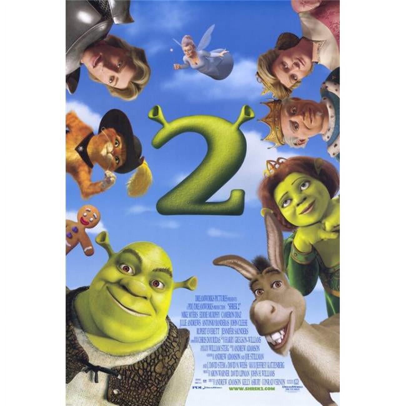 Posterazzi MOVAF6640 Shrek 2 Movie Poster 27 x 40 in.