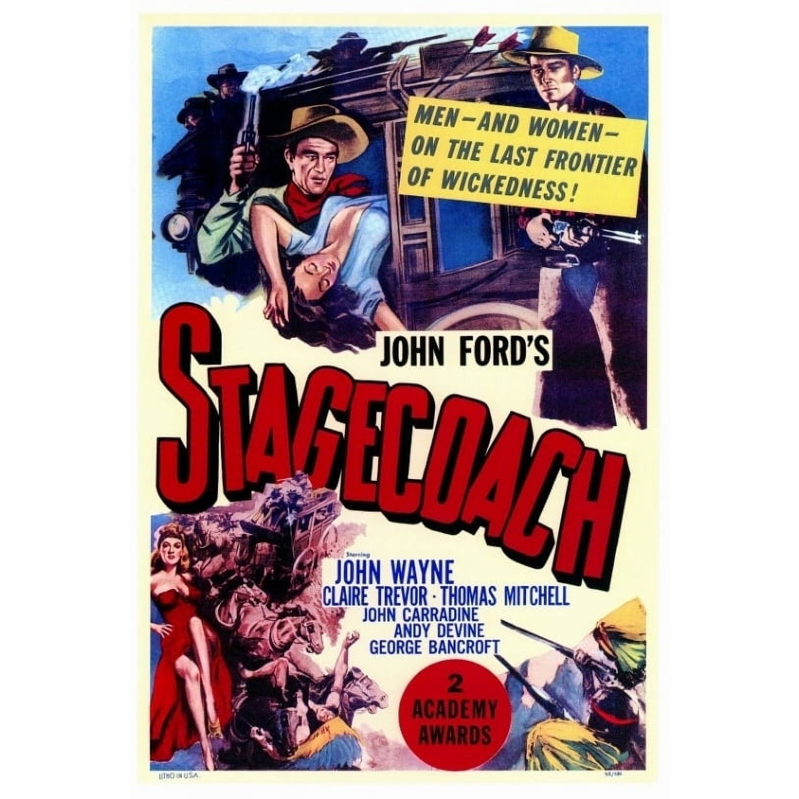 Posterazzi MOVAF7183 Stagecoach Movie Poster - 27 x 40 in.