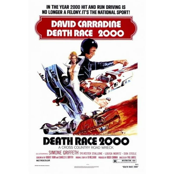 Death Race 2000 Movie Poster Print (27 x 40)