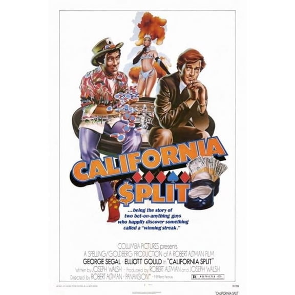 Posterazzi MOVAF9384 California Split Movie Poster - 27 x 40 in.