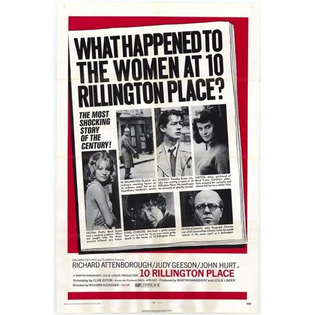 Posterazzi MOVAG7804 10 Rillington Place Movie Poster - 27 x 40 in ...