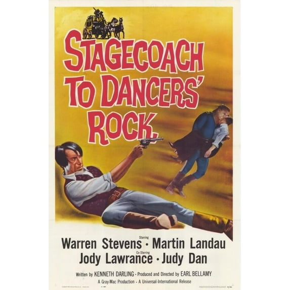 Posterazzi MOVAH2226 Stagecoach to Dancers Rock Movie Poster - 27 x 40 in.