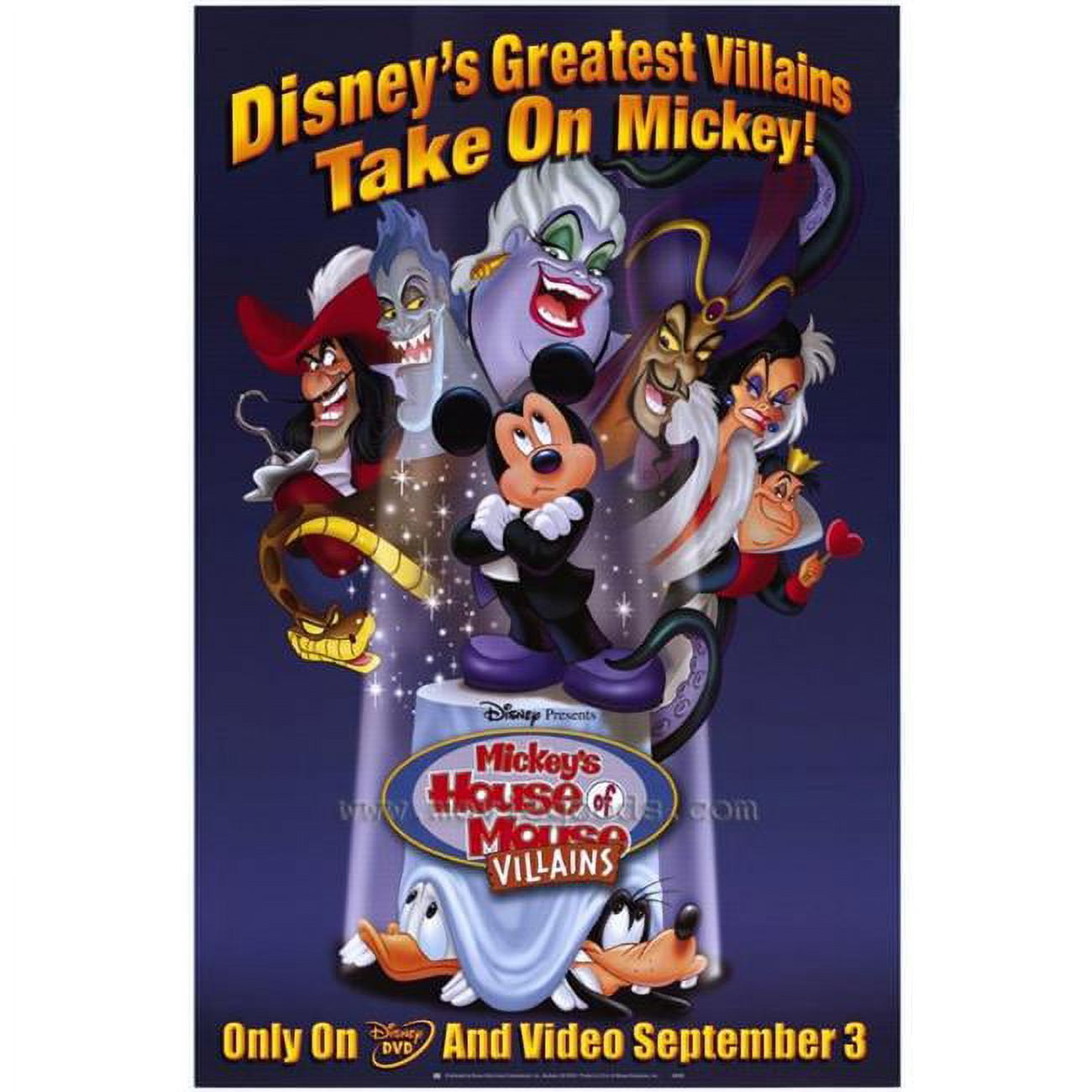 Posterazzi MOVAH5668 Mickeys House of Villains Movie Poster - 27 x 40 in.