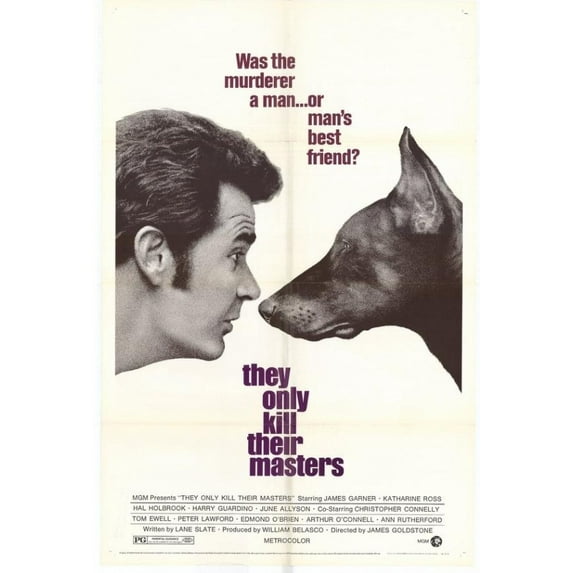 Posterazzi MOVAH8349 They Only Kill Their Masters Movie Poster - 27 x 40 in.
