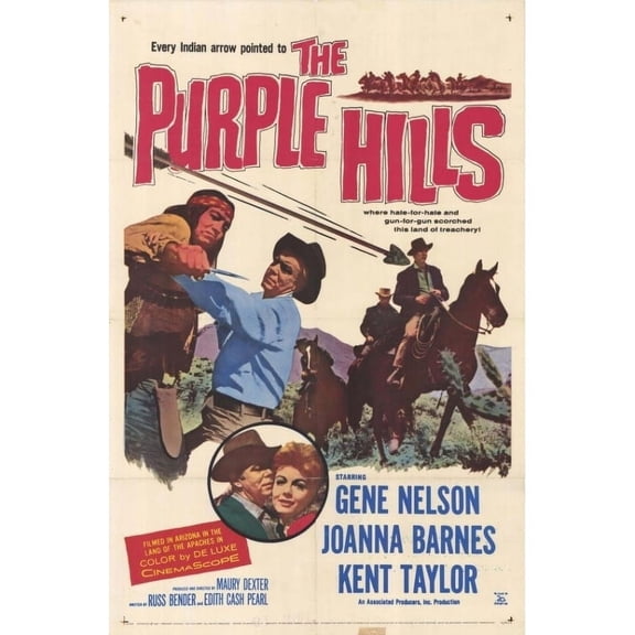 Posterazzi MOVAH9198 Purple Hills Movie Poster - 27 x 40 in.