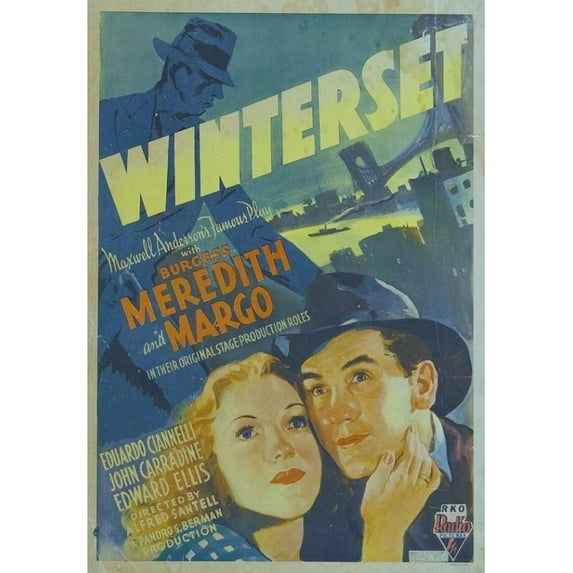 Posterazzi MOVAI3575 Winterset Movie Poster - 27 x 40 in.