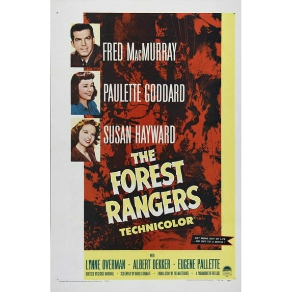 Posterazzi MOVAJ1217 The Forest Rangers Movie Poster - 27 x 40 in.