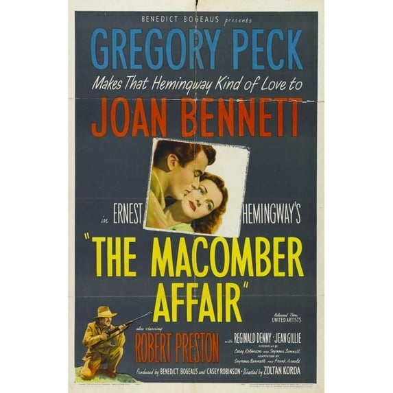 Posterazzi MOVAJ2170 The Macomber Affair Movie Poster - 27 x 40 in.