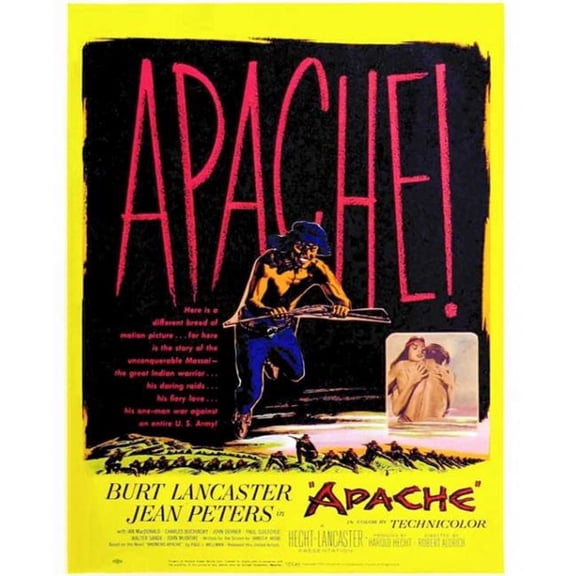 Posterazzi MOVAJ2743 Apache Movie Poster - 27 x 40 in.