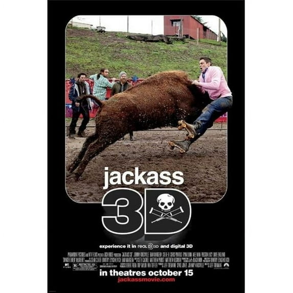 Posterazzi MOVCB07733 Jackass 3-D Movie Poster - 27 x 40 in.