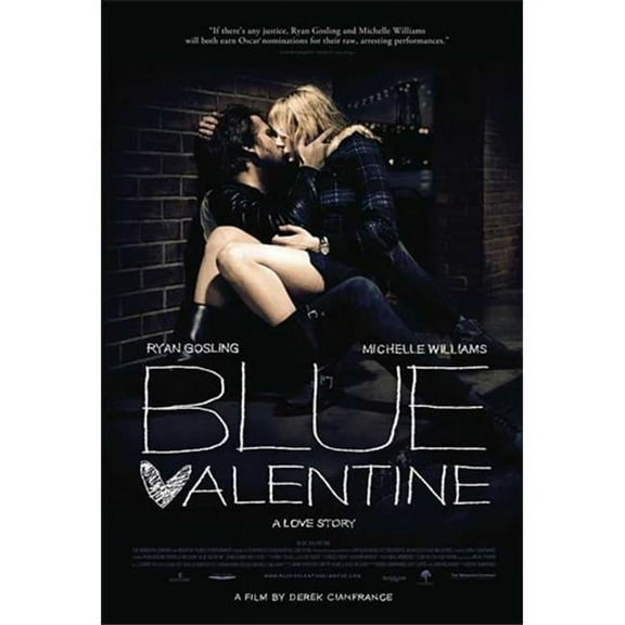 Posterazzi MOVCB08343 Blue Valentine Movie Poster - 11 x 17 in.