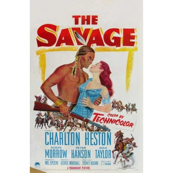 Posterazzi MOVCB16130 The Savage Movie Poster - 27 x 40 in.