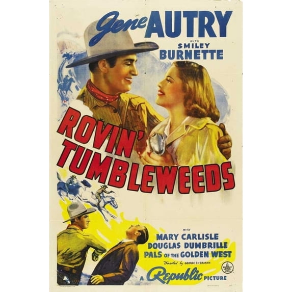 Posterazzi MOVCB70410 Rovin Tumbleweeds Movie Poster - 27 x 40 in.