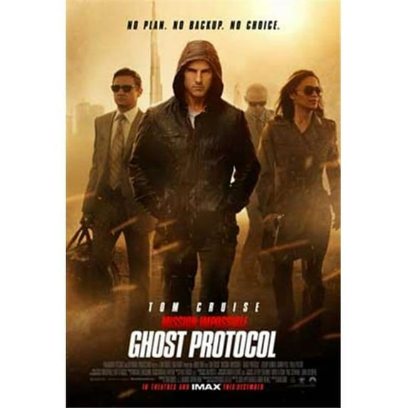 Posterazzi MOVCB72174 Mission Impossible - Ghost Protocol Movie Poster - 11 x 17 in.