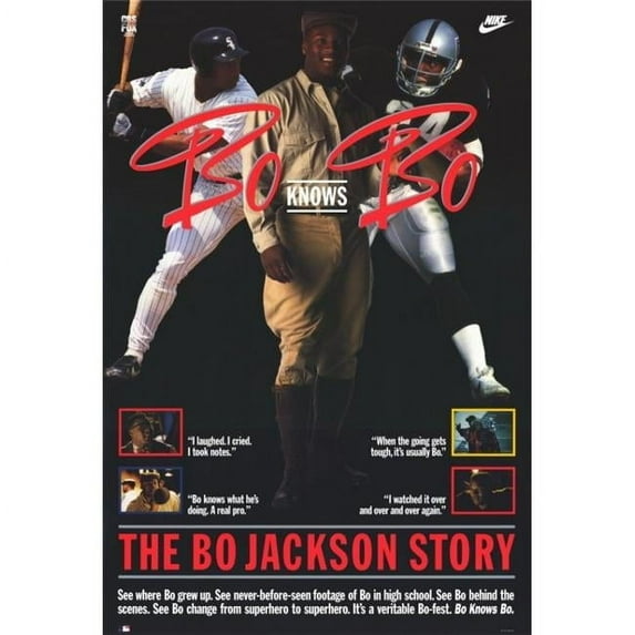 Posterazzi MOVCF1371 Bo Knows Bo Movie Poster - 27 x 40 in.
