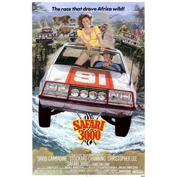 Posterazzi MOVCF1397 Safari 3000 Movie Poster - 27 x 40 in.