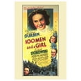 thumbnail image 1 of Posterazzi MOVCF2345 One Hundred Men & a Girl Movie Poster - 27 x 40 in., 1 of 1