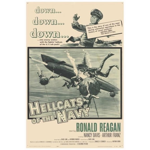 Posterazzi MOVCF2396 Hellcats of the Navy Movie Poster - 27 x 40 in.