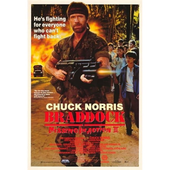 Posterazzi MOVCF2611 Braddock-Missing in Action 3 Movie Poster - 27 x 40 in.