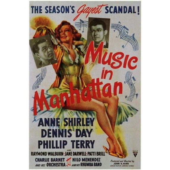 Posterazzi MOVCF3323 Music in Manhattan Movie Poster - 27 x 40 in.