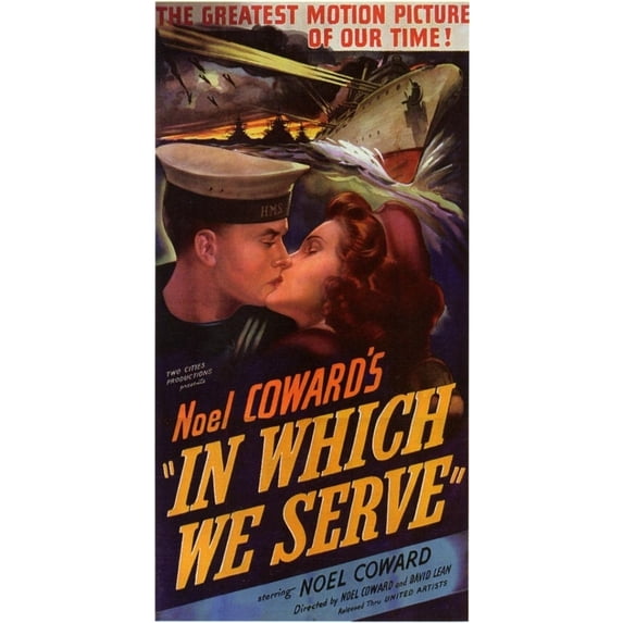 Posterazzi MOVCF4323 In Which We Serve Movie Poster - 27 x 40 in.