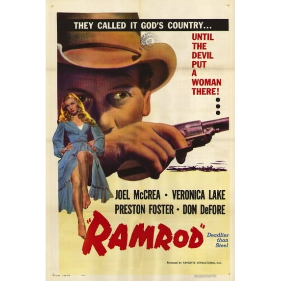 Posterazzi MOVCF4401 Ramrod Movie Poster - 27 x 40 in.