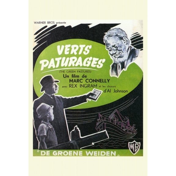 Posterazzi MOVCF5302 The Green Pastures Movie Poster - 27 x 40 in.