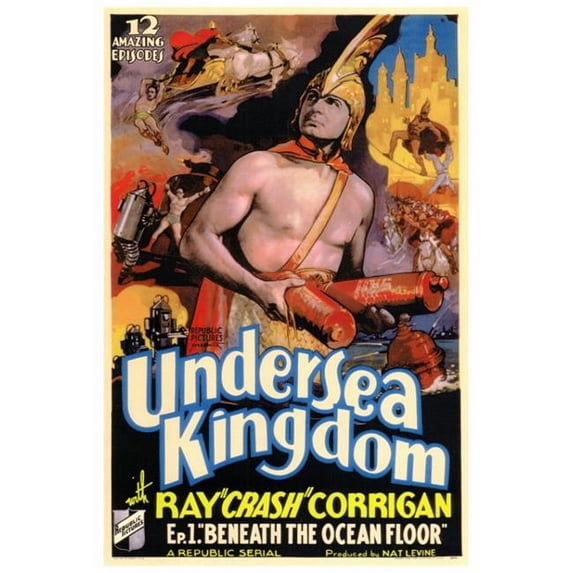 Posterazzi MOVCF6175 Undersea Kingdom Movie Poster - 27 x 40 in.